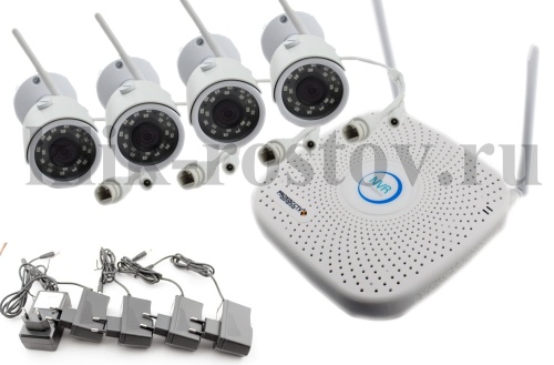 PX-KIT-PG420-20W комплект 4 Wi-Fi IP камеры 2.0Мп + Wi-Fi NVR от интернет магазина Комплексные Системы Безопасности