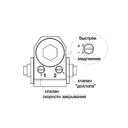 Door Closer-091GR Бастион фото 4