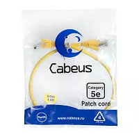PC-UTP-RJ45-CAT.5E-0.5M-YL-LSZH Cabeus