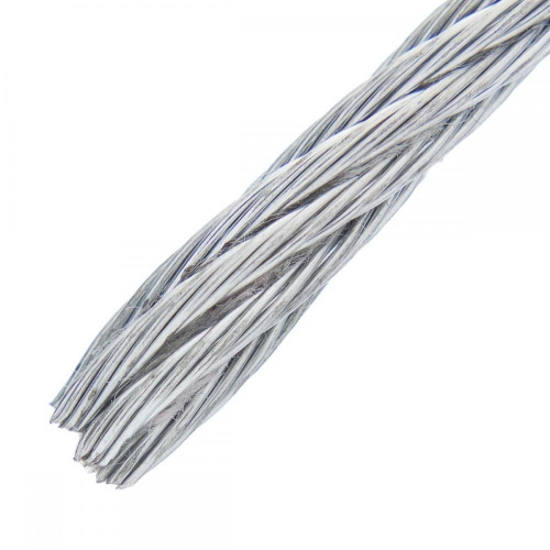 Стальной трос DIN 3055 (4 мм) представляет собой чрезвычайно прочный, устойчивый к механическим нагрузкам и разрывам скрученный моток углеродистой проволоки, и используется в качестве растягивающего элемента при монтаже различных конструкций – антенн, подвесок и т. п. Преимущества: - обладает высочайшей прочностью на разрыв – до 951 кгс; - цинковое покрытие выступает в качестве эффективной защиты от коррозии; - цена указана за 1 метр. Трос стальной DIN 3055 4 мм 10 м, цвет цинк