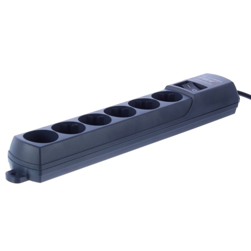 Сетевой фильтр Pilot S 6 розеток 5 м цвет графит фото 2