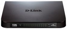 Коммутатор D-LINK DGS-1024A/B1A, неуправляемый, настольный, Gigabit Ethernet - 24 шт.