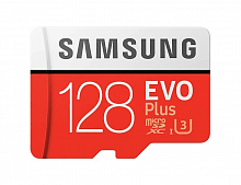 Карта памяти Samsung EVO Plus microSDXC 128 ГБ