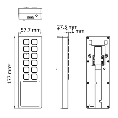 DS-K1T805EBWX Hikvision фото 2