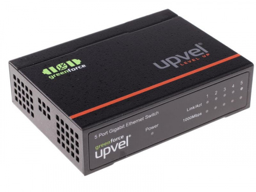 Коммутатор UPVEL US-5G, источник питания 5В, 0,6А