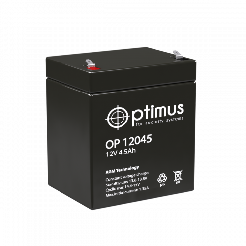 OP 4,5-12 Аккумуляторная батарея 12В, 4.5А*ч