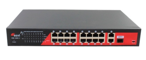 POE-1603-1 коммутатор PoE 16+3 портов +1 SFP, металлический корпус