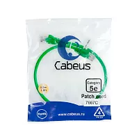 PC-UTP-RJ45-CAT.5E-0.5M-GN Cabeus