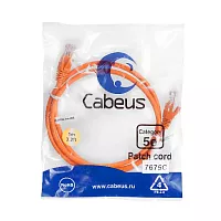 PC-UTP-RJ45-CAT.5E-1M-OR Cabeus