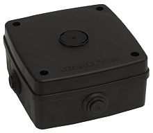 Монтажная коробка МК-1 PRO (черная) от интернет магазина Комплексные Системы Безопасности