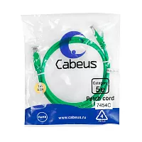 PC-UTP-RJ45-CAT.5E-1M-GN-LSZH Cabeus