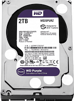 Жесткий диск HDD 2ТБ, Western Digital Purple, WD20PURZ