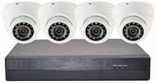 MP-4KIT-IPC-D4.0 комплект видеорегистратор + 4 купольная IP видеокамера, 4.0Мп*21к/с, f=3.6мм от интернет магазина Комплексные Системы Безопасности