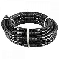 Гофрированная труба легкого типа с внешним диаметром 25 мм изготавливается из качественного ПНД (полиэтилена). Она превосходно гнется, не подвергается гниению, поэтому ее эксплуатационный срок очень впечатляет. Для удобной и быстрой протяжки кабеля труба оснащается специальным зондом – тонкой металлической проволокой.Преимущества:Приглашаем всех клиентов за покупкой качественных труб из ПНД в нашем магазине «Klik-rostov.ru». Мы готовы предложить вам огромный ассортимент и невысокие цены, что позволит без труда купить необходимые изделия. Труба гофрированная Экопласт ПНД с зондом D25 мм 10 м