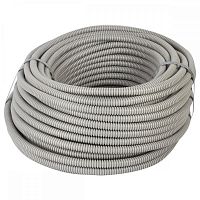 Труба гофрированная ПВХ легкого типа – изделие которое следует купить для прокладки скрытой проводки по полу, стенам и потолкам. При необходимости обеспечивает быстрый доступ к кабелю. Труба гофрированная Экопласт ПВХ с зондом D16 мм 50 м